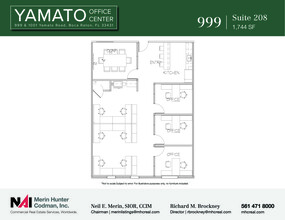 999 Yamato Rd, Boca Raton, FL for lease Floor Plan- Image 2 of 8