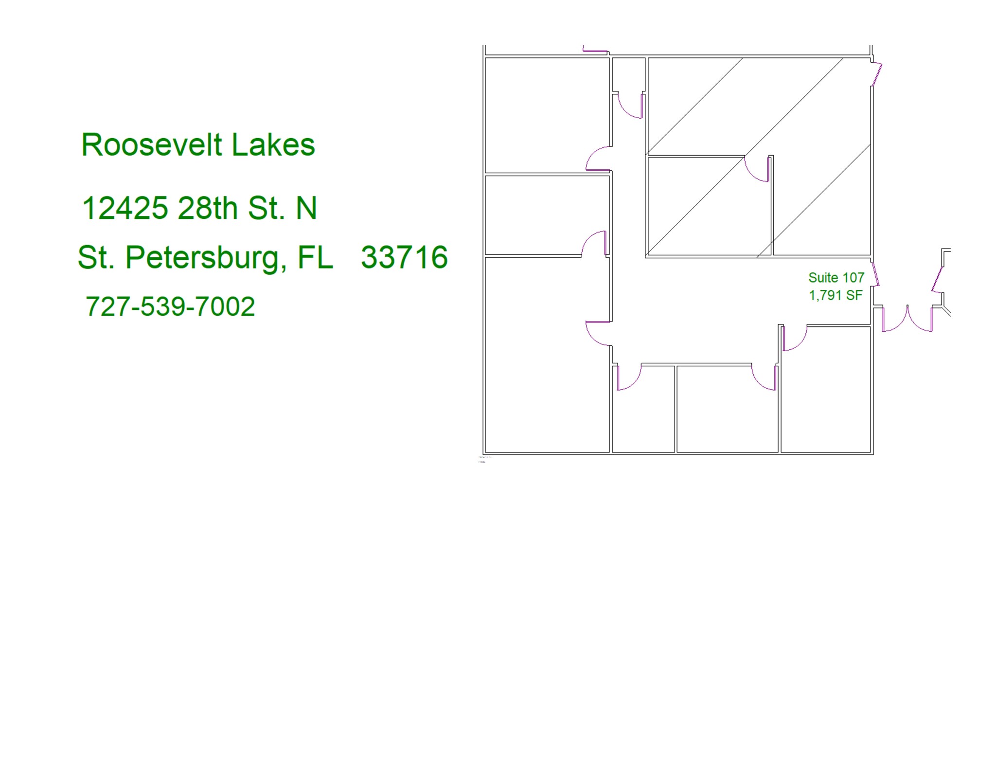 12425 28th St N, Saint Petersburg, FL for lease Site Plan- Image 1 of 1