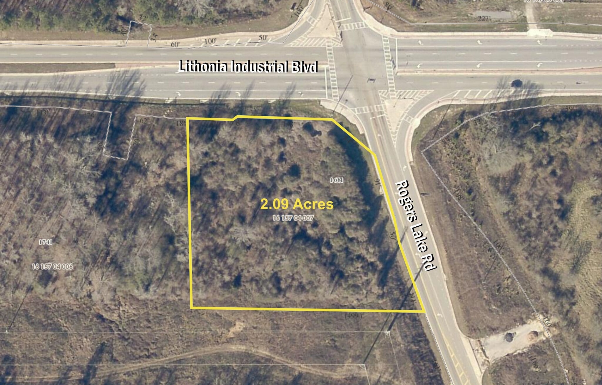 1681 Rogers Lake Rd, Lithonia, GA for lease Aerial- Image 1 of 2