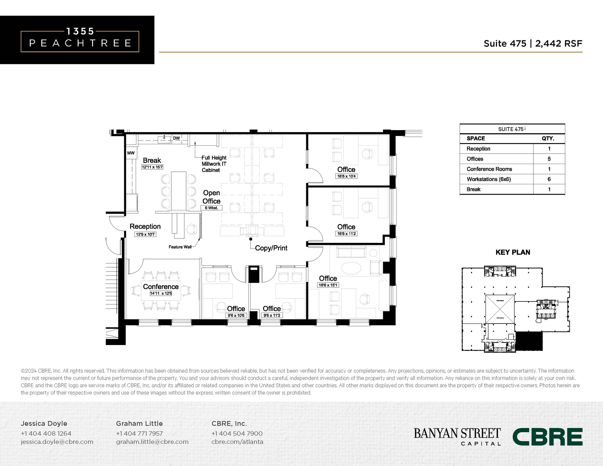 1355 Peachtree St NE, Atlanta, GA for lease Floor Plan- Image 1 of 1