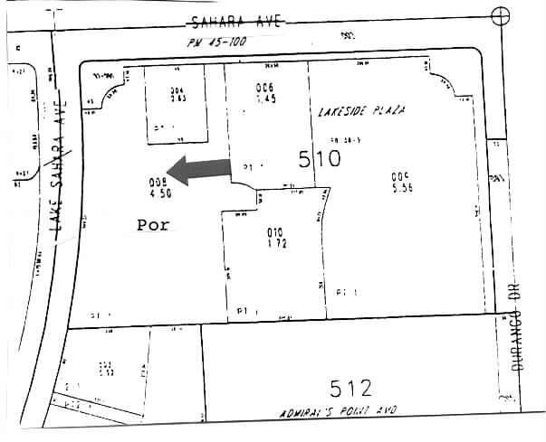 8687 W Sahara Ave, Las Vegas, NV for lease - Plat Map - Image 2 of 15