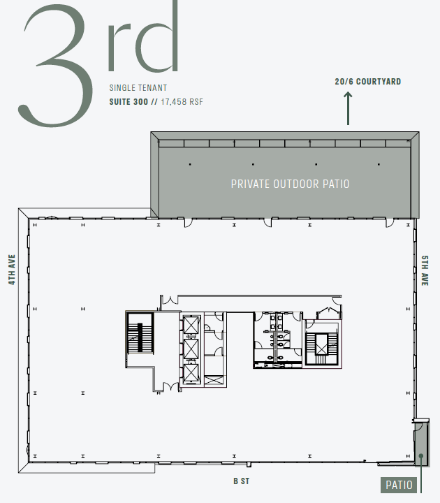 450 B St, San Diego, CA for lease Floor Plan- Image 1 of 8