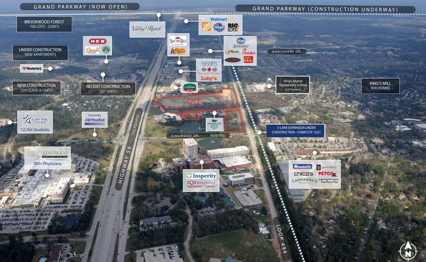 Highway 59 N & Kingwood, Kingwood, TX 77339