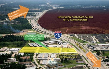 210-240 Spring Hill Dr, The Woodlands, TX - AERIAL  map view - Image1