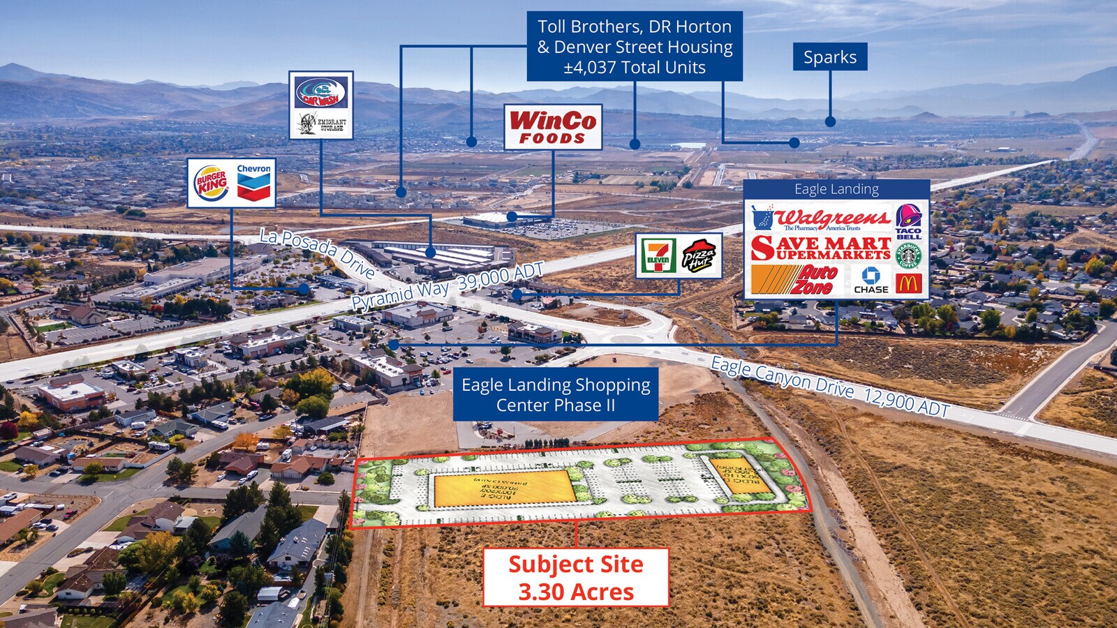 Pyramid Way, Spanish Springs, NV 89441 Eagle Canyon Commercial Land