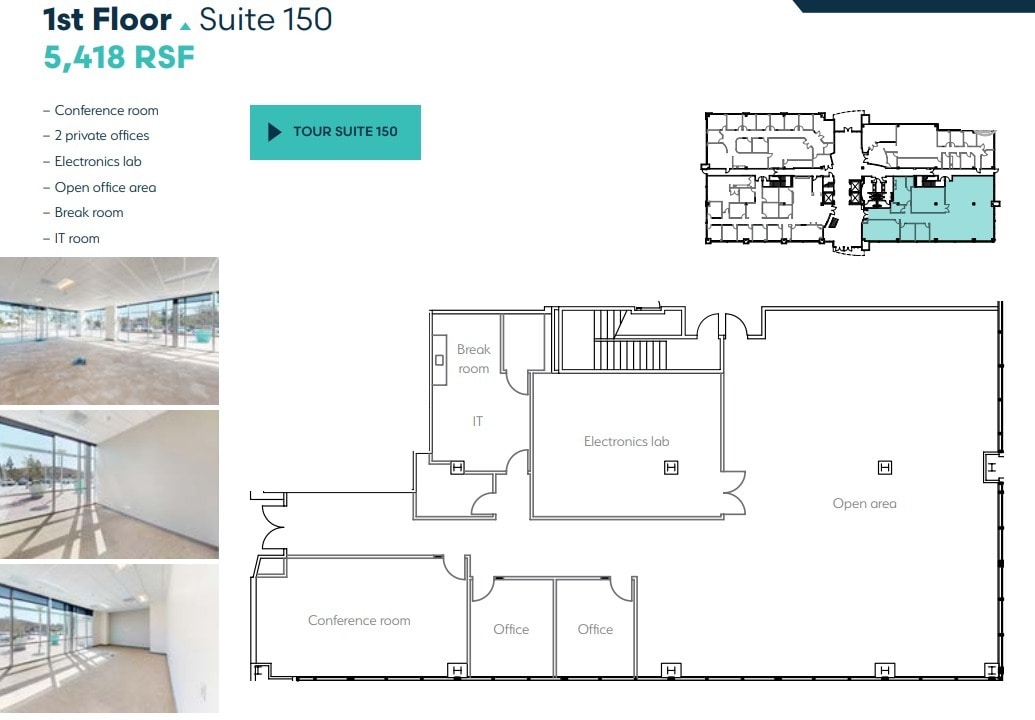 10920 Via Frontera, San Diego, CA for lease Floor Plan- Image 1 of 4
