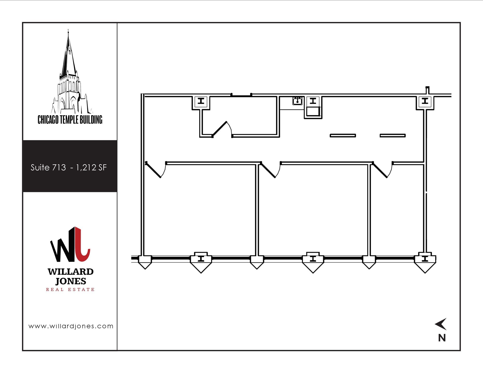 77 W Washington St, Chicago, IL for lease Floor Plan- Image 1 of 1
