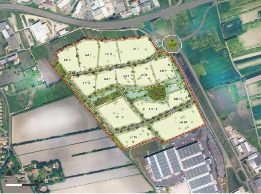 Land in Entraigues-sur-la-Sorgue for sale Site Plan- Image 1 of 3