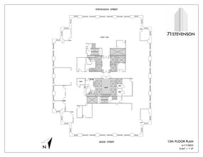 71 Stevenson St, San Francisco, CA for lease Floor Plan- Image 1 of 1