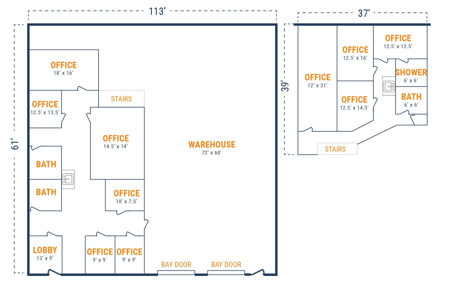 6125 W Sam Houston Pky N, Houston, TX for lease Floor Plan- Image 1 of 1