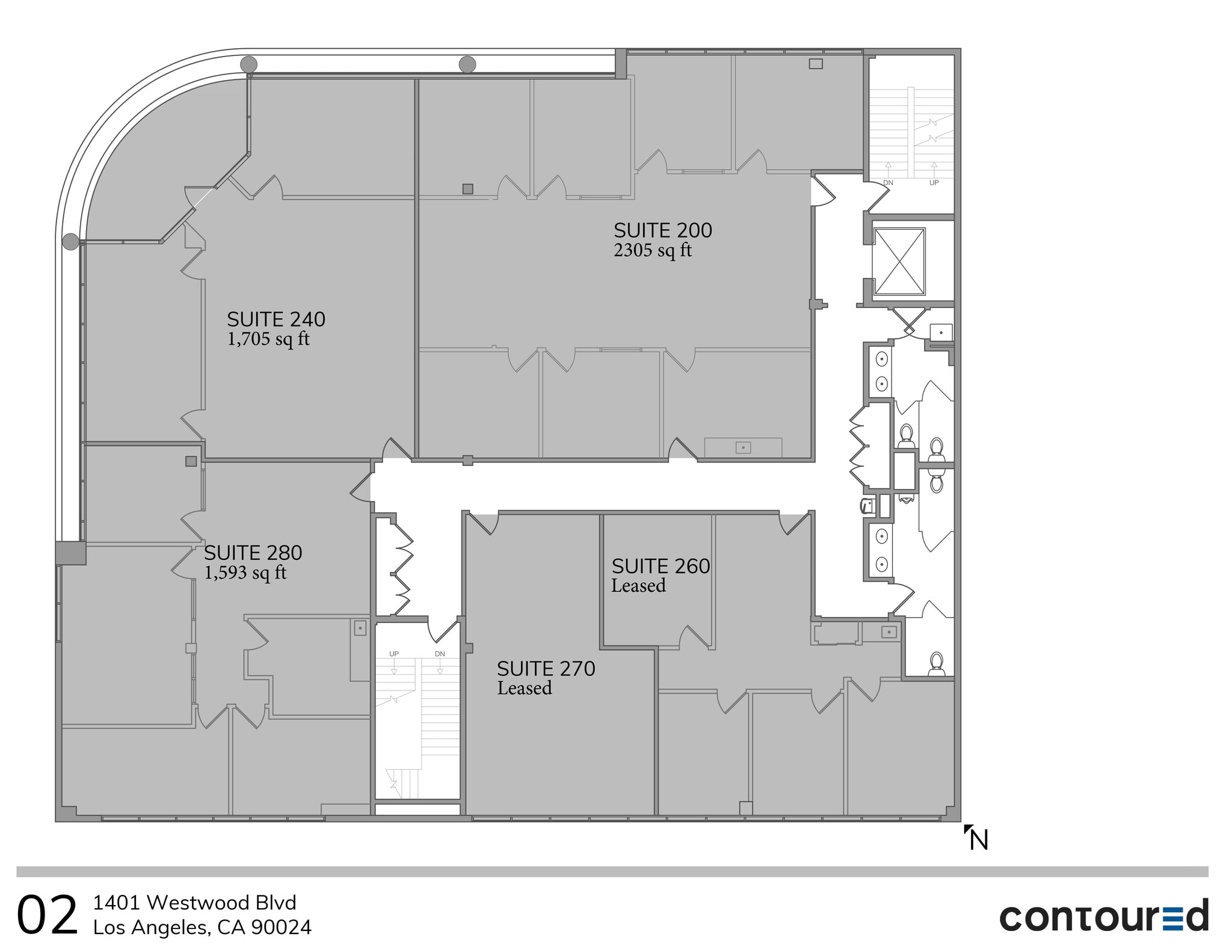 1401 Westwood Blvd, Los Angeles, CA for lease Site Plan- Image 1 of 1