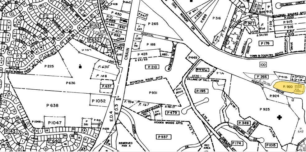 200 Hospital Dr, Glen Burnie, MD for lease - Plat Map - Image 3 of 5