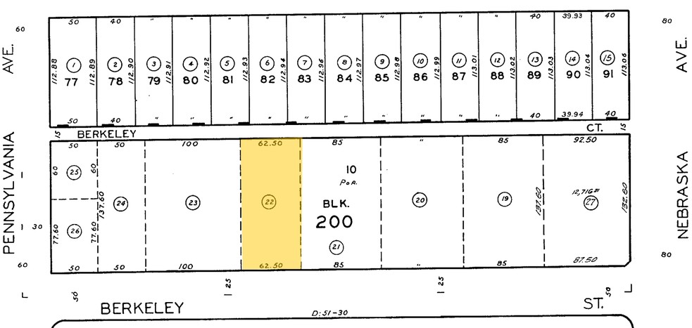 1725 Berkeley St, Santa Monica, CA for lease - Plat Map - Image 2 of 3