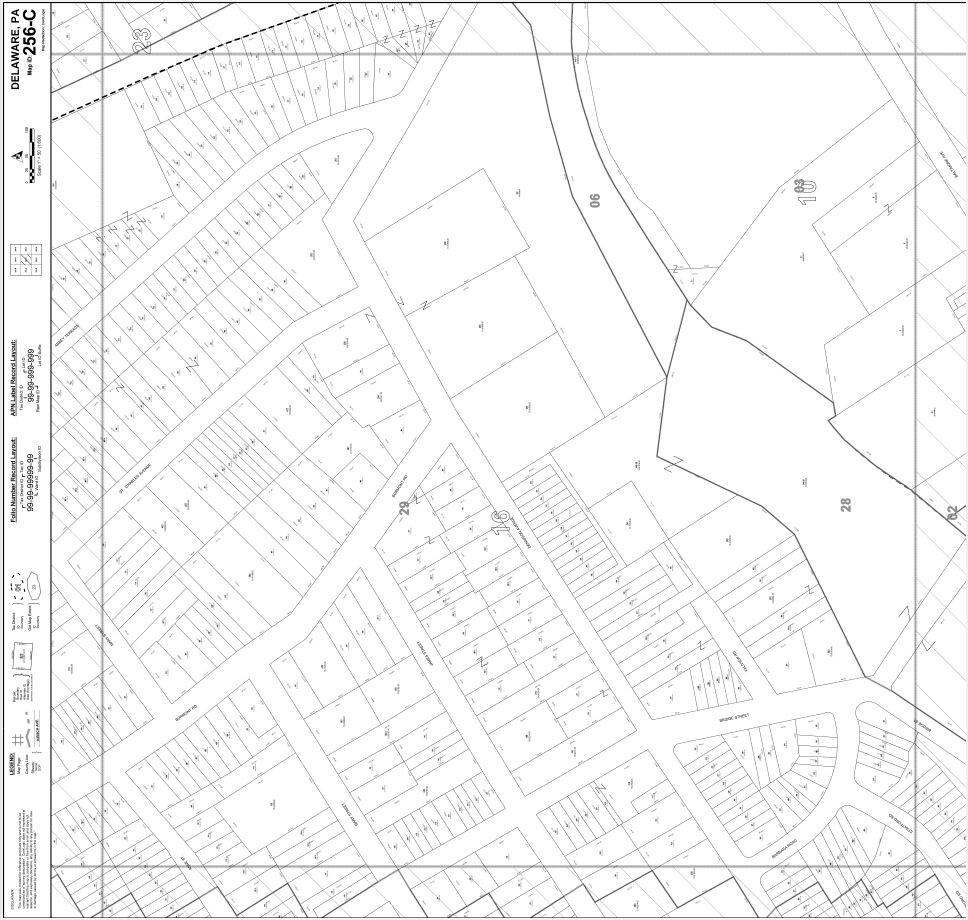166 Burmont Rd, Drexel Hill, PA for sale Plat Map- Image 1 of 1