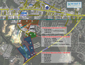 12250 Acton Ln, Waldorf, MD - aerial  map view