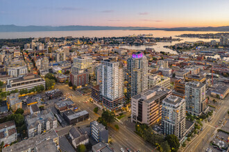 1700 Blanshard St, Victoria, BC - AERIAL  map view - Image1