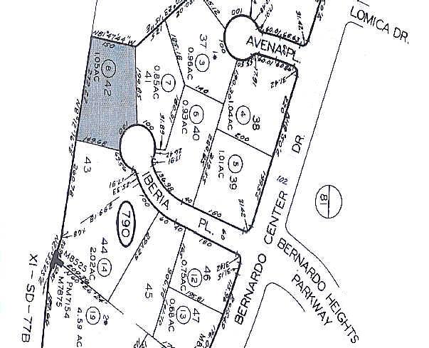 11610 Iberia Pl, San Diego, CA for lease - Plat Map - Image 2 of 9