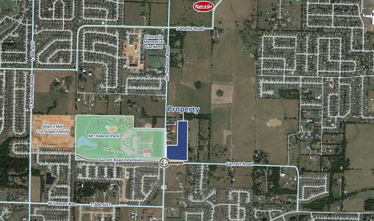 NE Corner Mt Hebron & Garrett Road, Rogers, AR 72758