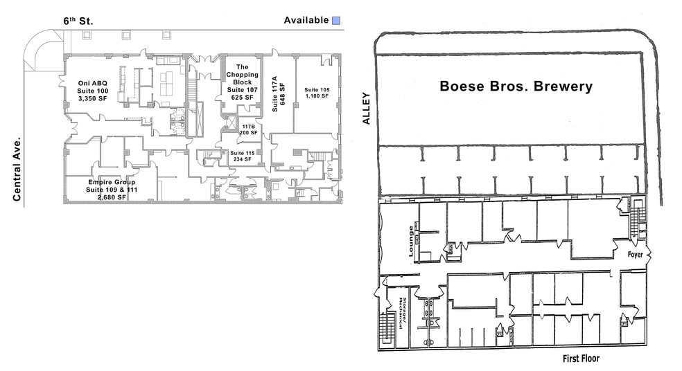 609 Gold Ave SW, Albuquerque, NM for lease - Site Plan - Image 3 of 6