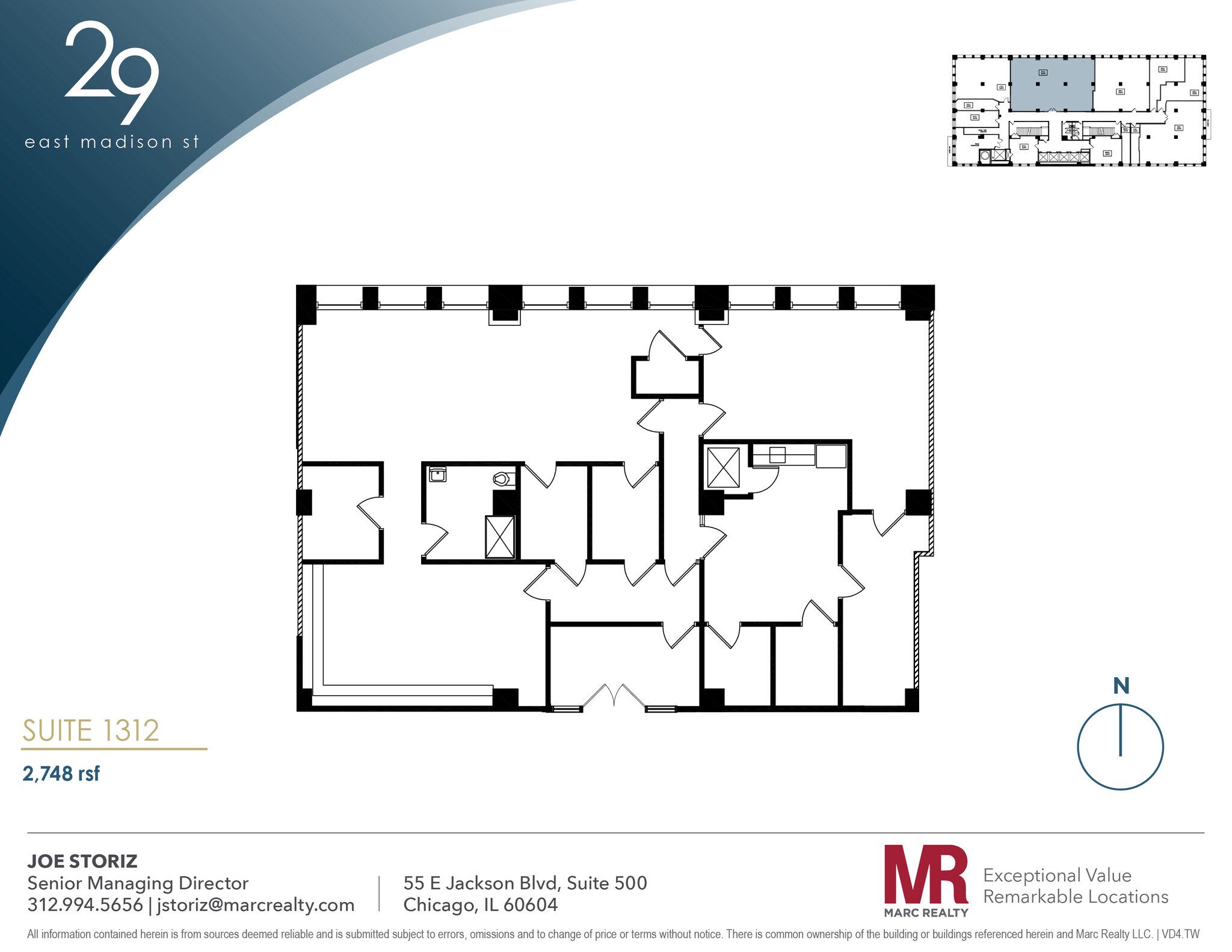 29 E Madison St, Chicago, IL for lease Floor Plan- Image 1 of 4