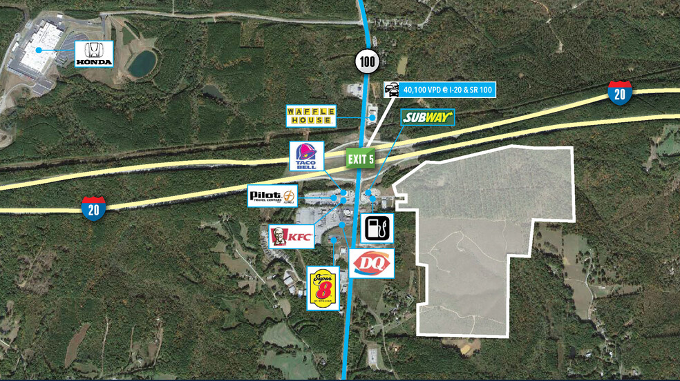 Interstate 20 & 100 sr sr, Tallapoosa, GA for sale - Primary Photo - Image 1 of 1