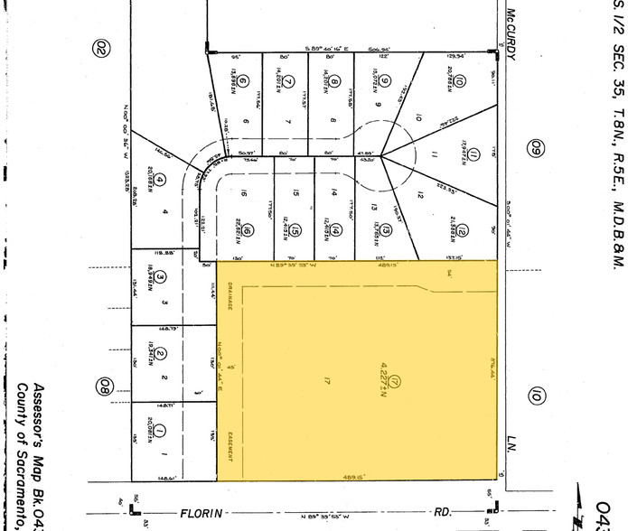 8275-8299 Florin Rd, Sacramento, CA for lease - Plat Map - Image 2 of 2