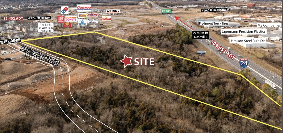 I-24 & Hwy 99, Murfreesboro, TN for sale - Building Photo - Image 1 of 2