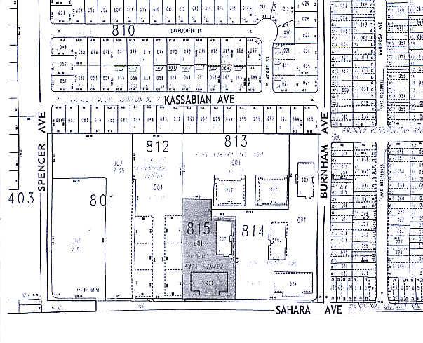 1800 E Sahara Ave, Las Vegas, NV for sale Plat Map- Image 1 of 1