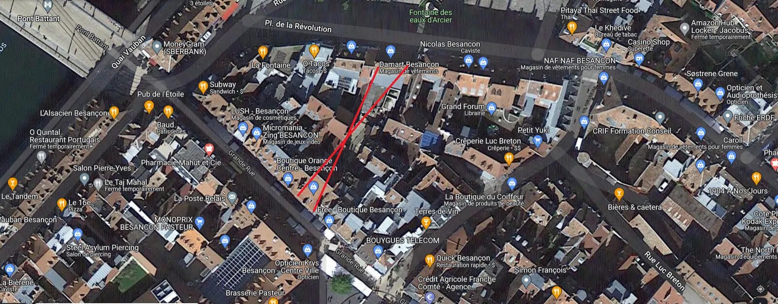 Retail in Besançon for lease Building Photo- Image 1 of 3