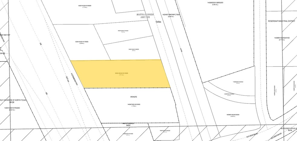 1876 N Interstate 35 E, Carrollton, TX for sale - Plat Map - Image 2 of 2