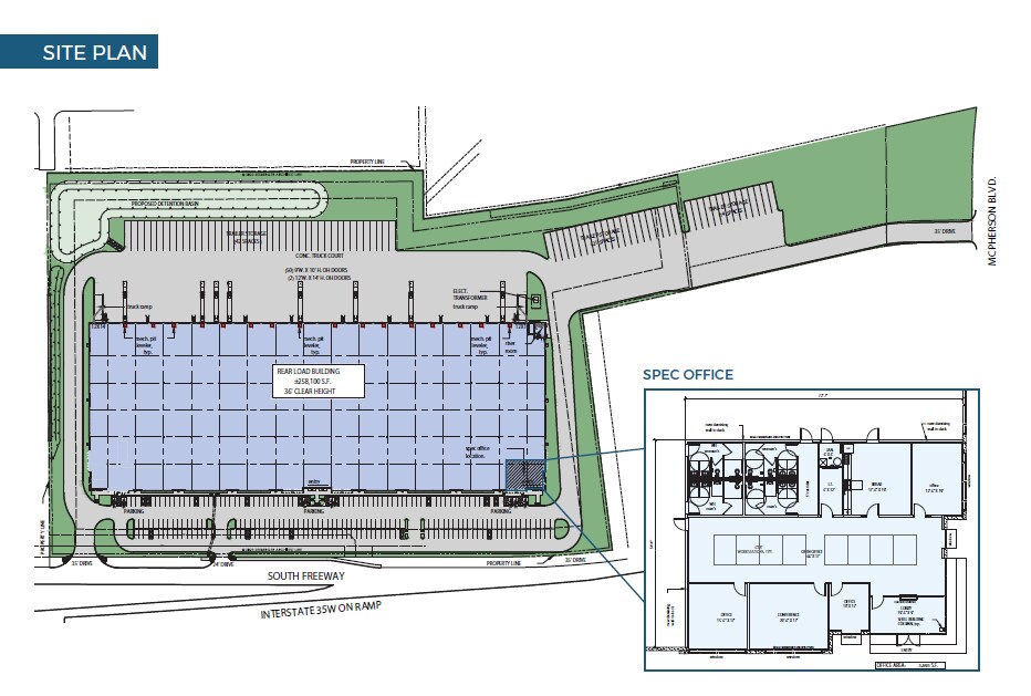 11000 South Freeway, Burleson, TX for lease Floor Plan- Image 1 of 1