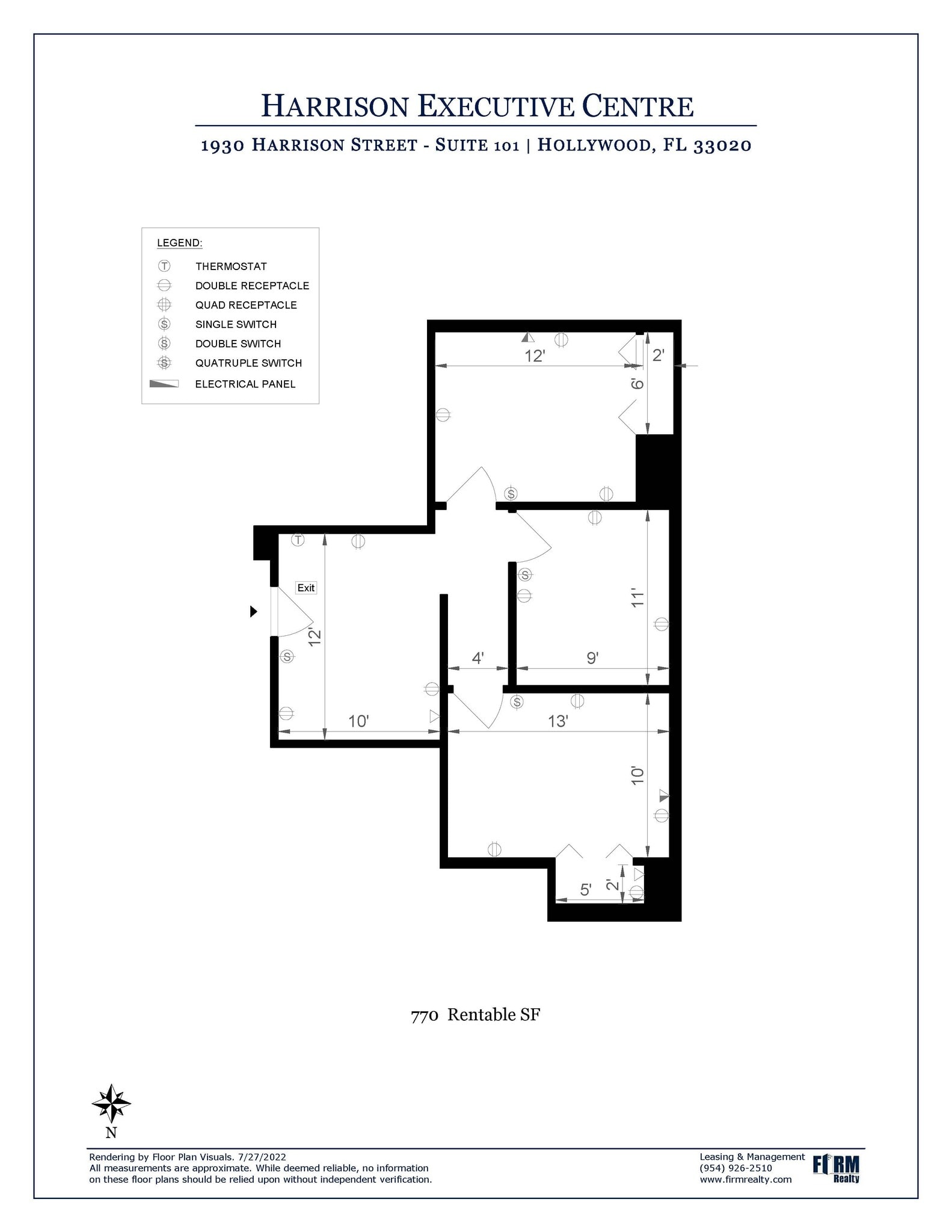 1930 Harrison St, Hollywood, FL for lease Interior Photo- Image 1 of 1