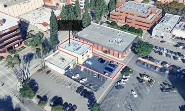 126 E Olive Ave, Burbank, CA - aerial  map view