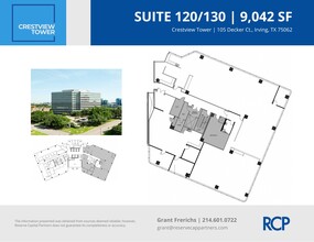 105 Decker Ct, Irving, TX for lease Floor Plan- Image 2 of 8