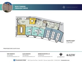 8000 Towers Crescent Dr, Vienna, VA for lease Floor Plan- Image 1 of 2