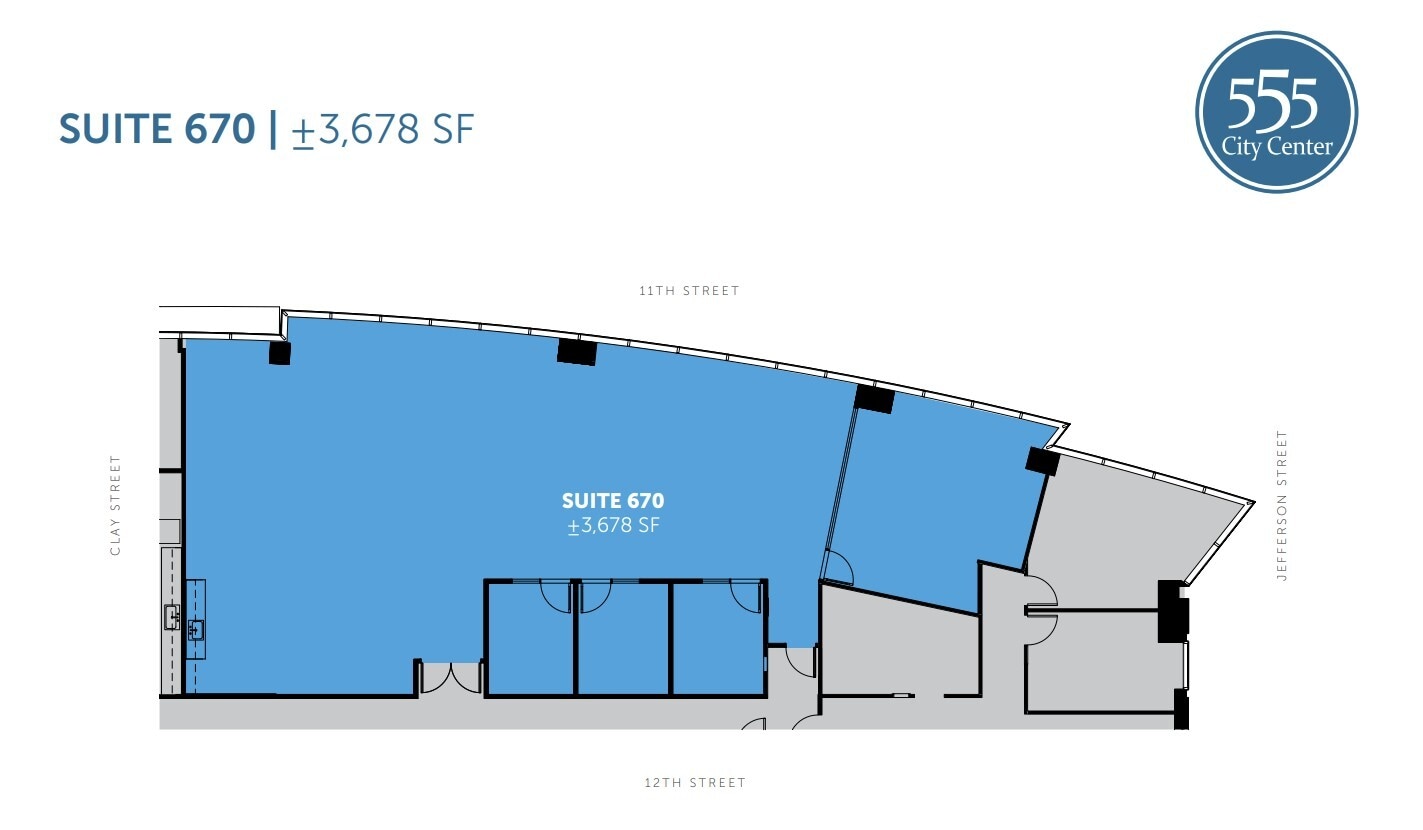 555 12th St, Oakland, CA for lease Floor Plan- Image 1 of 1