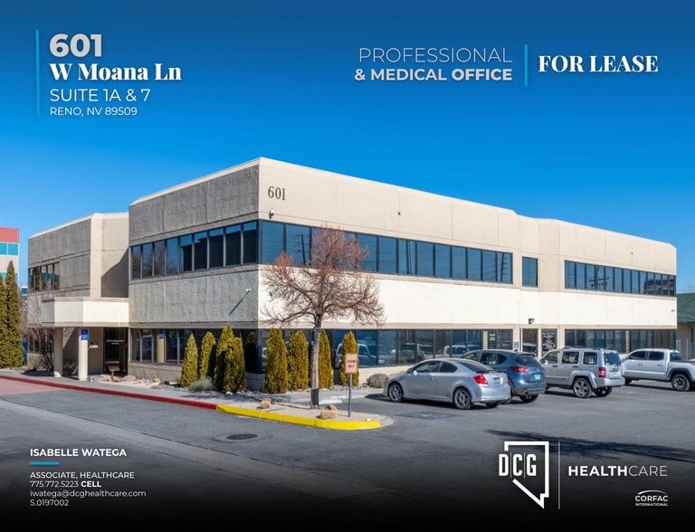 601 W Moana Ln, Reno, NV for lease - Building Photo - Image 1 of 6