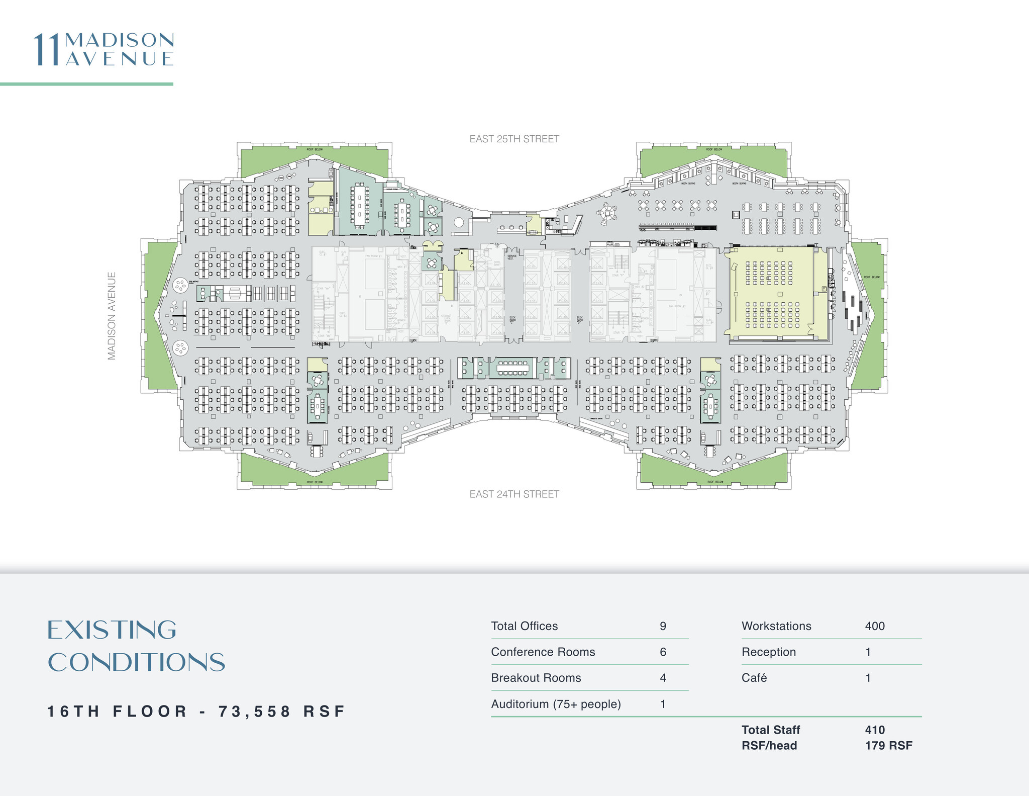 11 Madison Ave, New York, NY for lease Floor Plan- Image 1 of 2