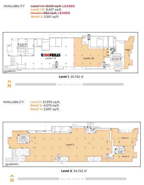 850 11 St SW, Calgary, AB for lease Floor Plan- Image 1 of 1