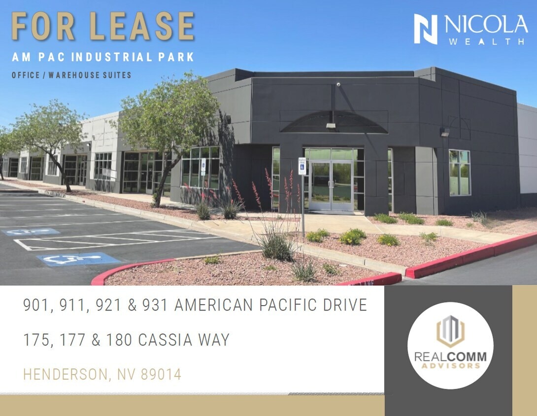 901 American Pacific Dr, Henderson, NV for lease Building Photo- Image 1 of 4