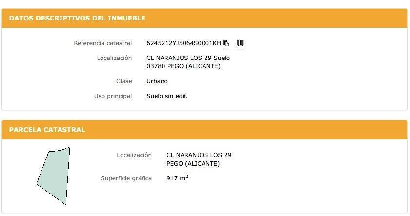 Land in Pego, Alicante for sale Building Photo- Image 1 of 5