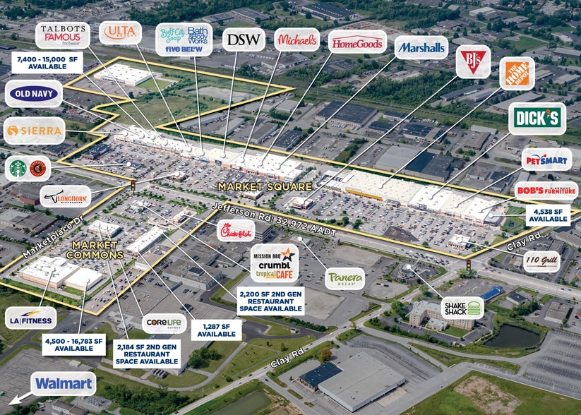 770-790 Jefferson Rd, Henrietta, NY for lease - Aerial - Image 2 of 14