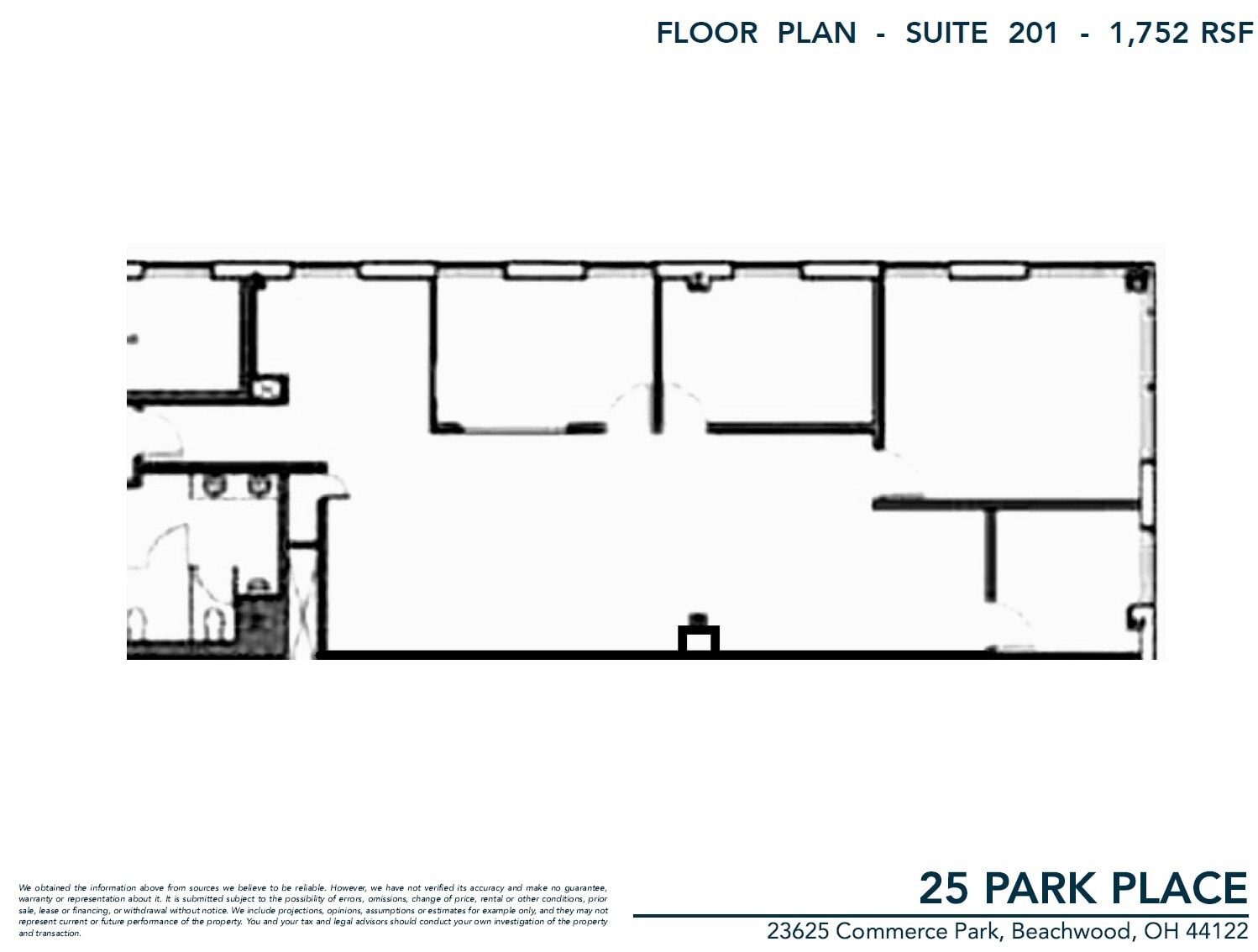 23625 Commerce Park, Beachwood, OH for lease Floor Plan- Image 1 of 1