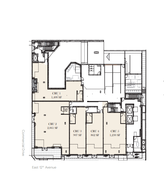 1682 12th Av E, Vancouver, BC V5N 2A3 - Unit CRU - 3 -  - Floor Plan - Image 1 of 1