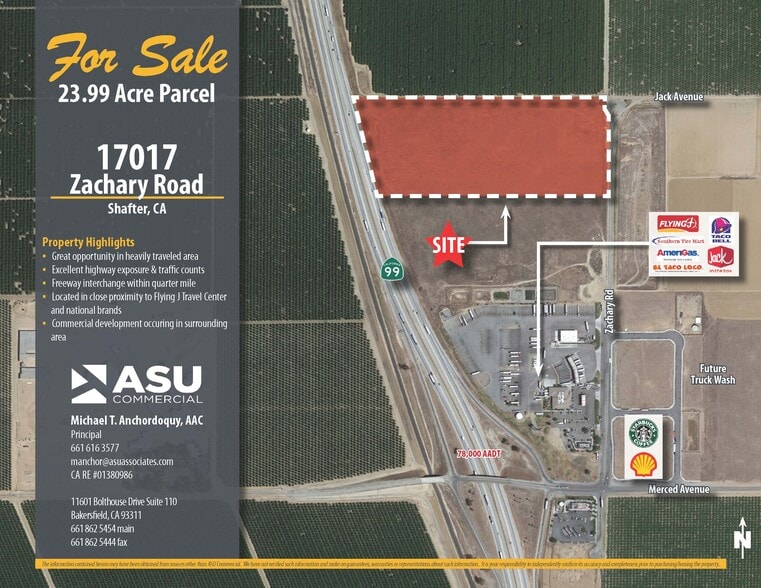 17017 Zachary ave, Shafter, CA 93263 Highway 99 Future Commercial