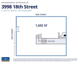 3990 18th St, San Francisco, CA for lease Floor Plan- Image 1 of 1