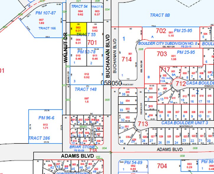 901-907 Walnut Dr, Boulder City, NV for sale - Plat Map - Image 1 of 1