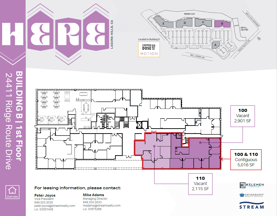 24461 Ridge Route Dr, Laguna Hills, CA for lease Floor Plan- Image 1 of 1