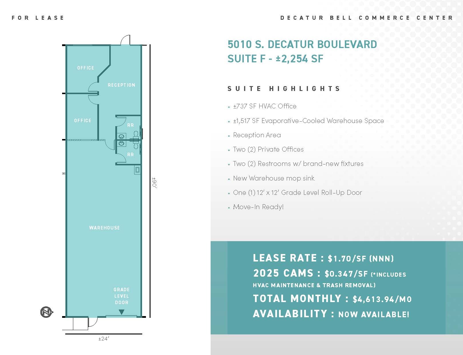 5030 S Decatur Blvd, Las Vegas, NV for lease Floor Plan- Image 1 of 1