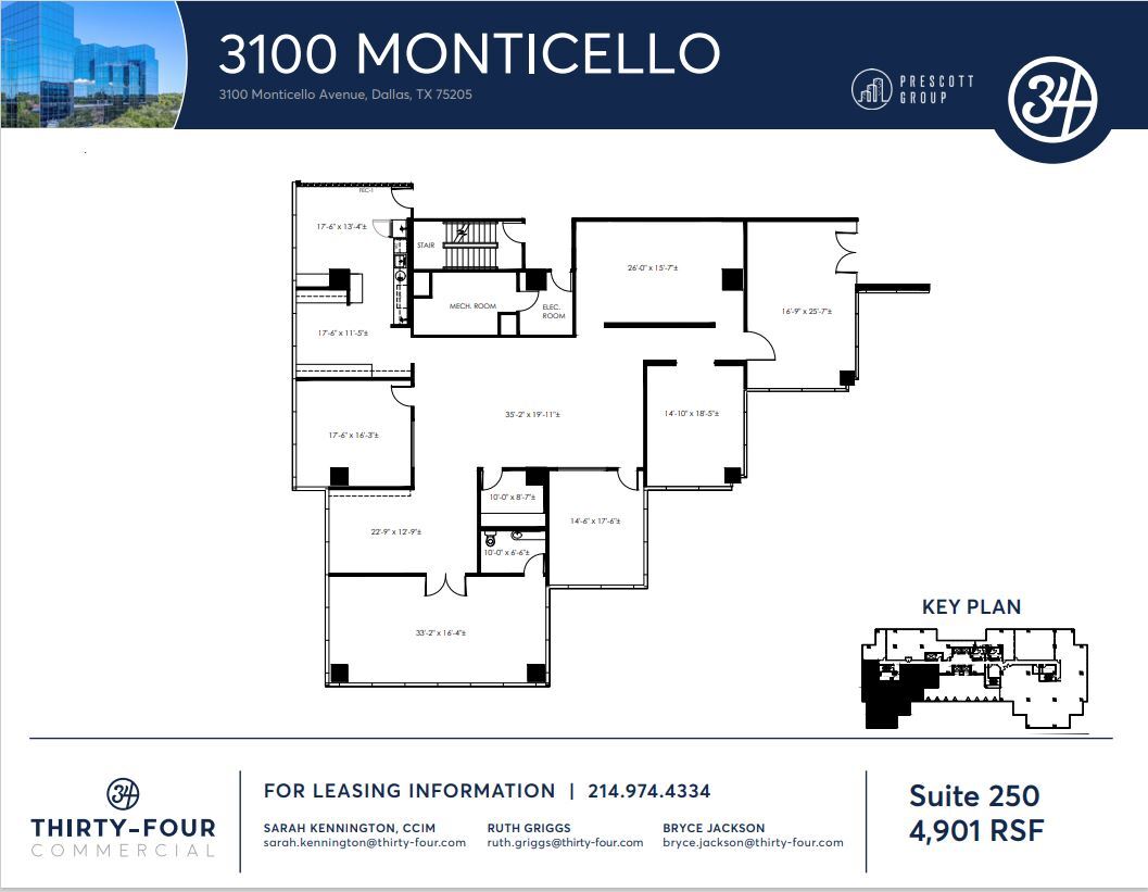 3100 Monticello Ave, Dallas, TX for lease Floor Plan- Image 1 of 1